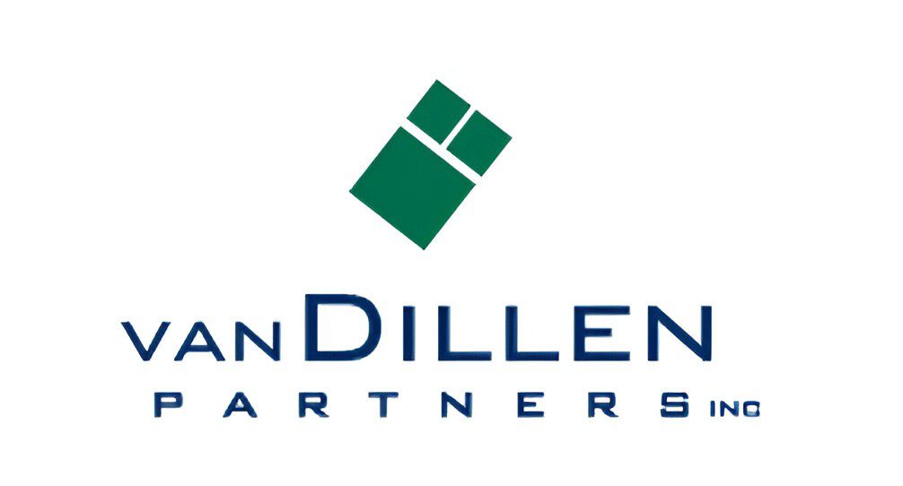 Logo of VanDillen Partners with geometric shapes.